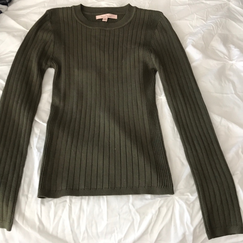 Green, Lane Tree, boutique, polyester sweater